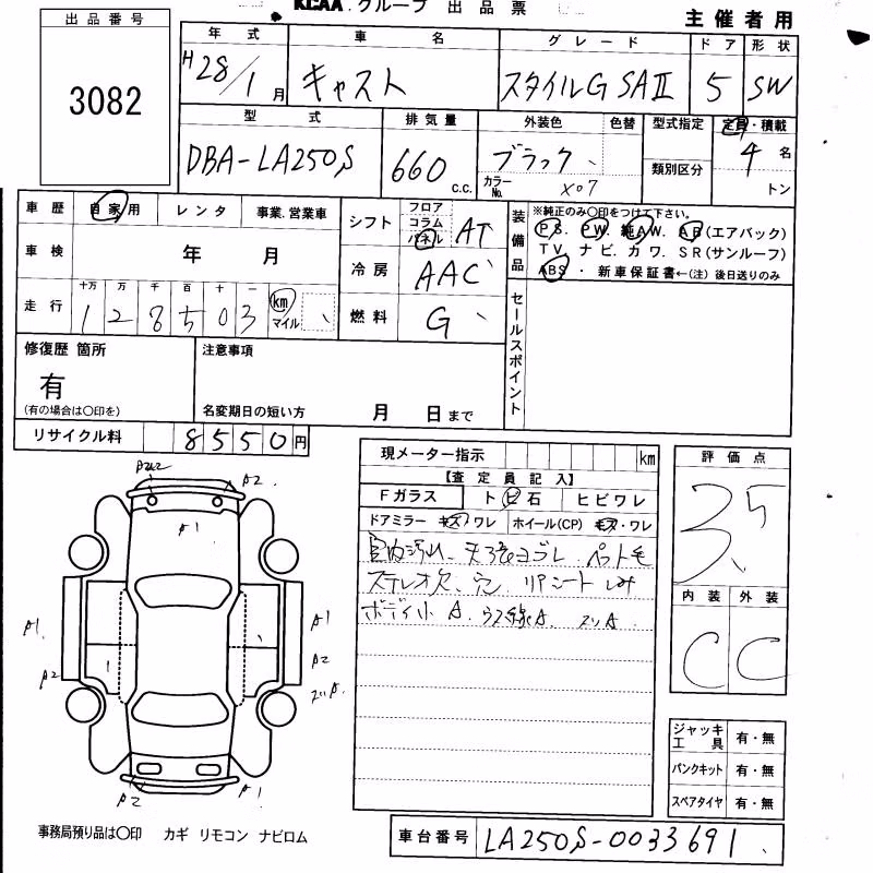 DAIHATSU CAST