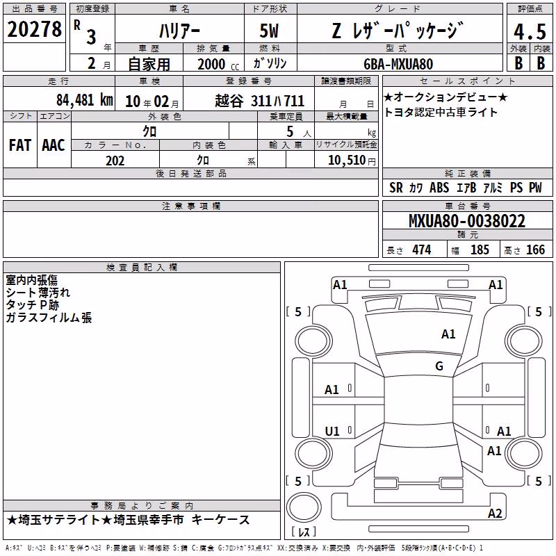TOYOTA HARRIER