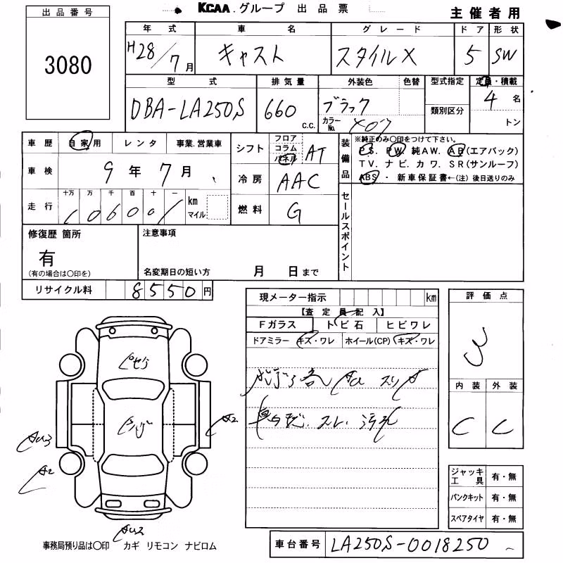DAIHATSU CAST