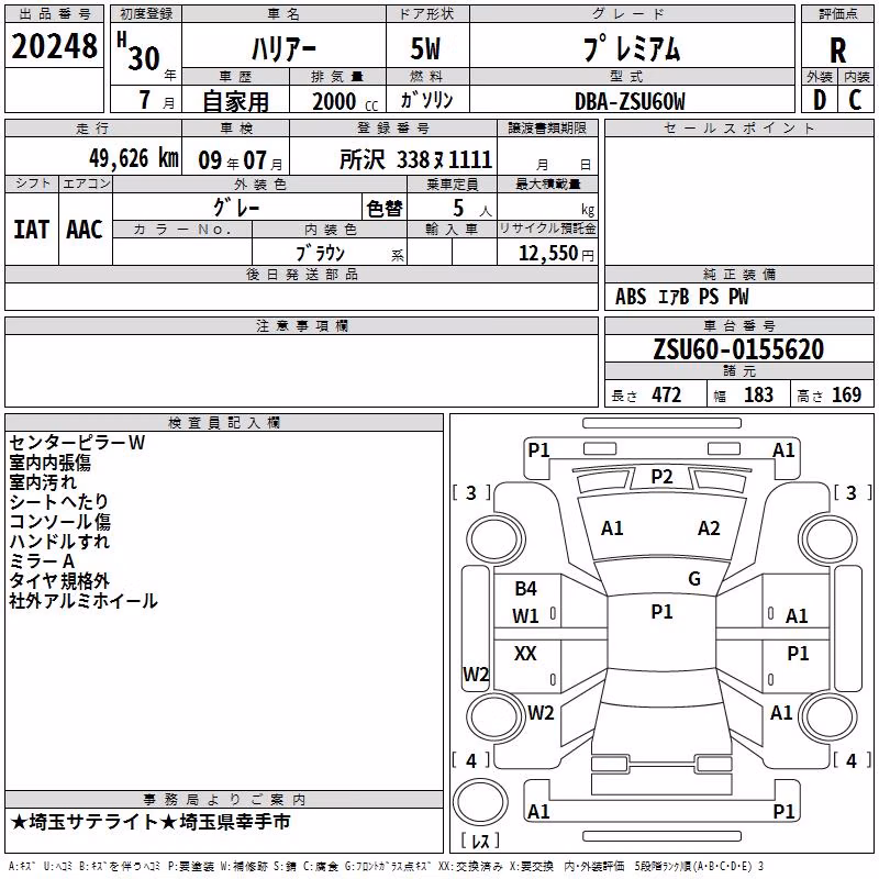 TOYOTA HARRIER