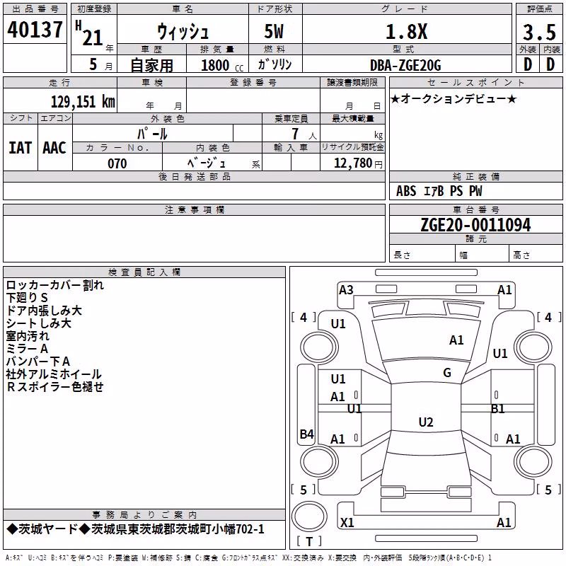 TOYOTA WISH