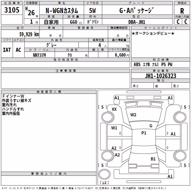HONDA N-WGN