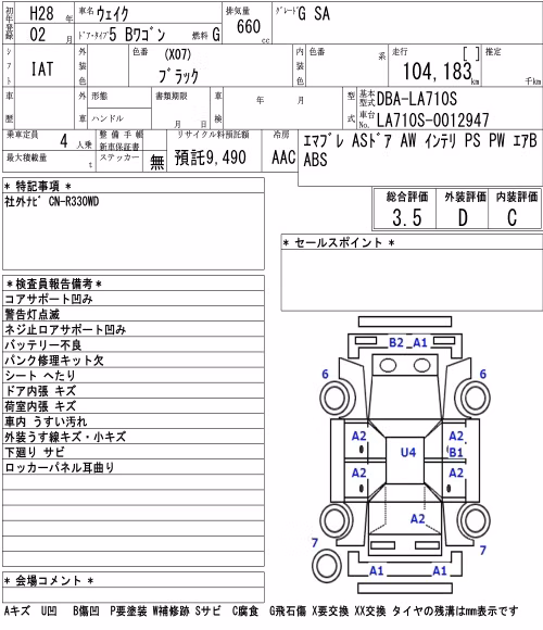 DAIHATSU WAKE