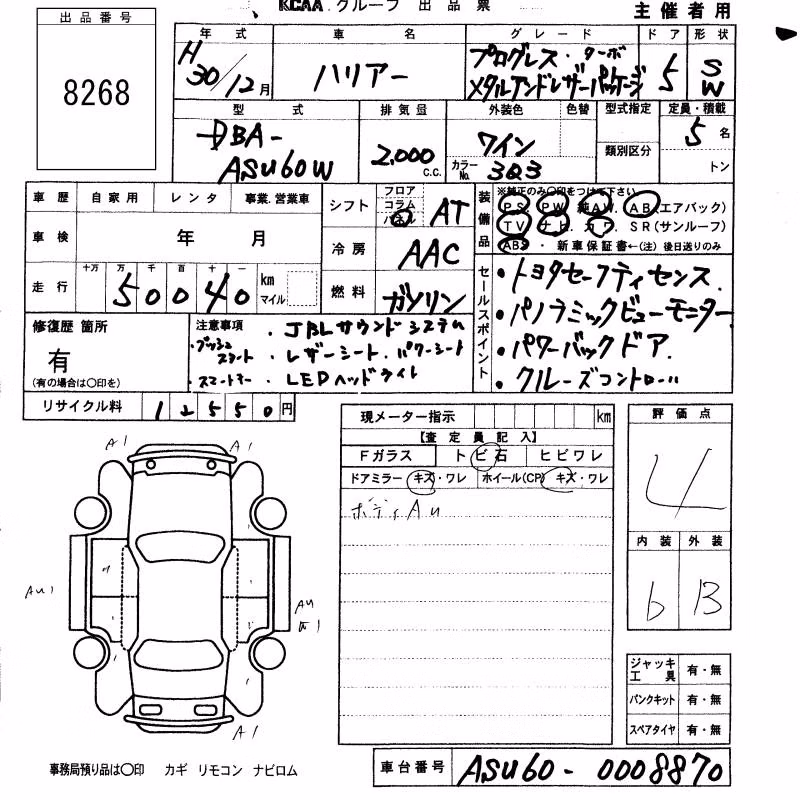 TOYOTA HARRIER