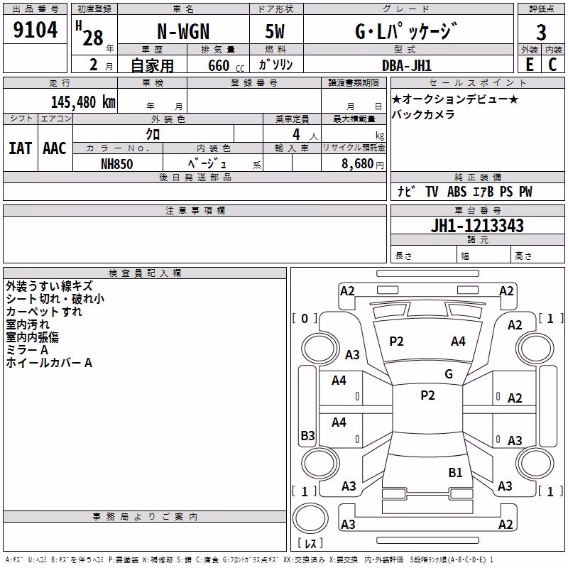 HONDA N-WGN