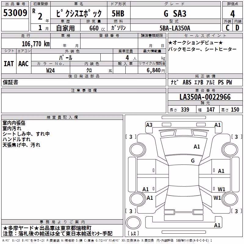 TOYOTA PIXIS EPOCH