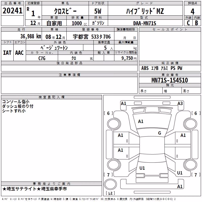 SUZUKI XBEE
