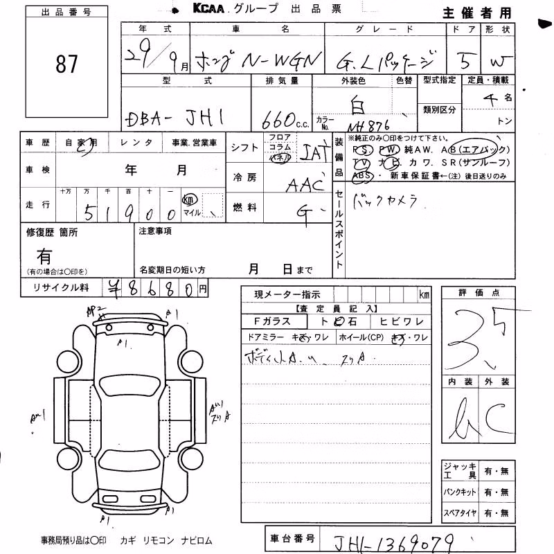 HONDA N-WGN