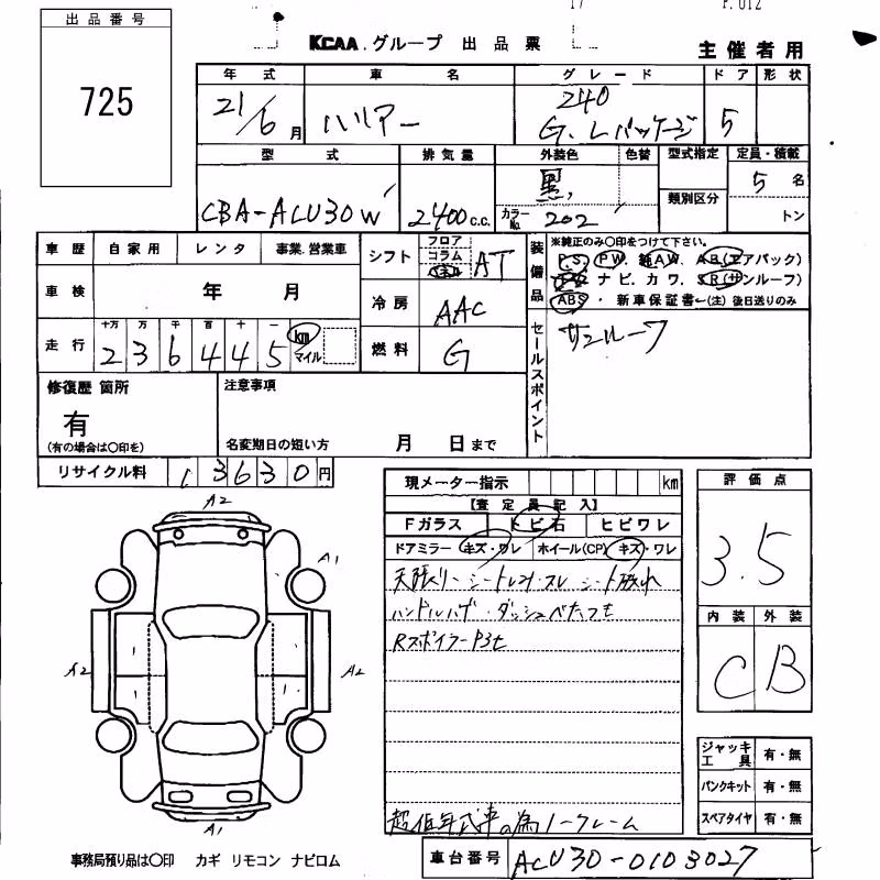 TOYOTA HARRIER