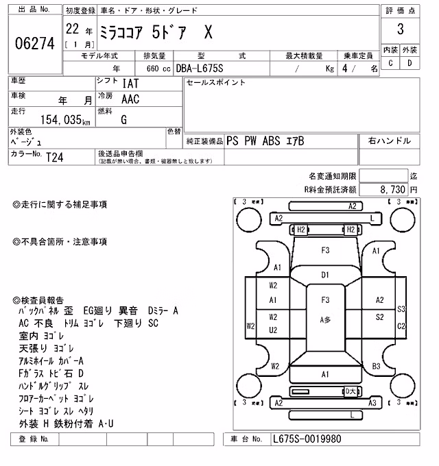 DAIHATSU MIRA COCOA