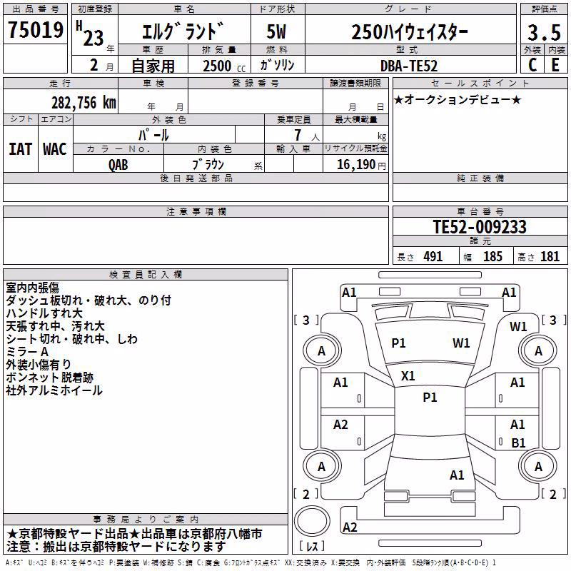 NISSAN ELGRAND