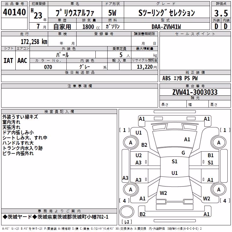 TOYOTA PRIUS ALPHA