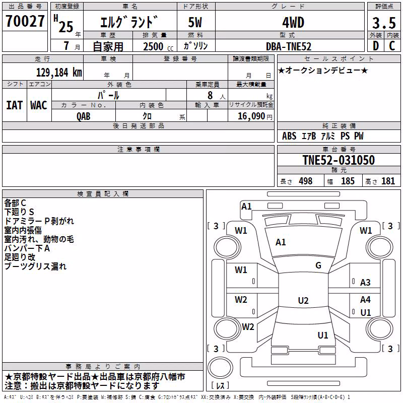 NISSAN ELGRAND